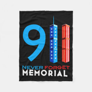 911 memorial 911 memorial  fleece blanket
