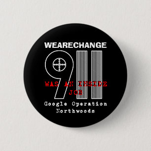 911 Northwoods, WEARECHANGE 6 Cm Round Badge