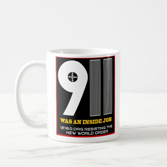 911 solid coffee mug (Left)
