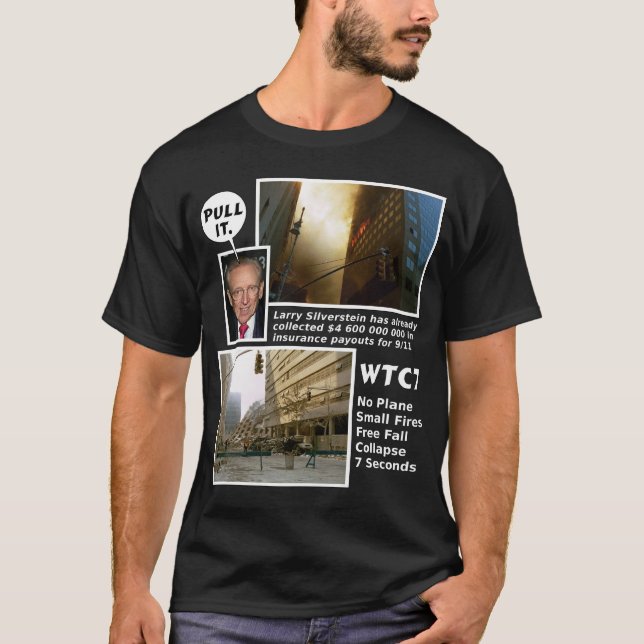 911 Truth WTC7 Pull It dark tshirt (Front)