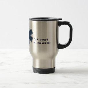 911 unlisted travel mug