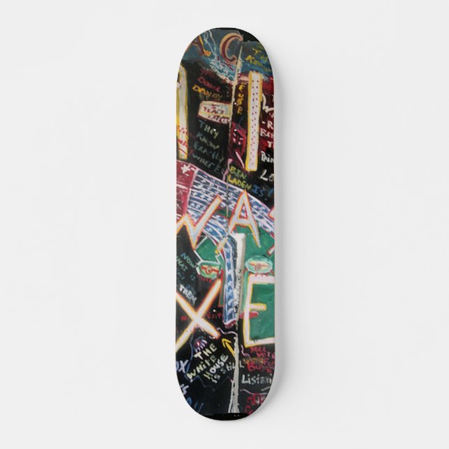 911 WAS FIXED large Skateboard (Front)