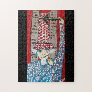 911 WAS FIXED RED JIGSAW PUZZLE