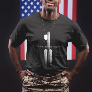 911 We Will Never Forget Anniversary Twin Towers T-Shirt