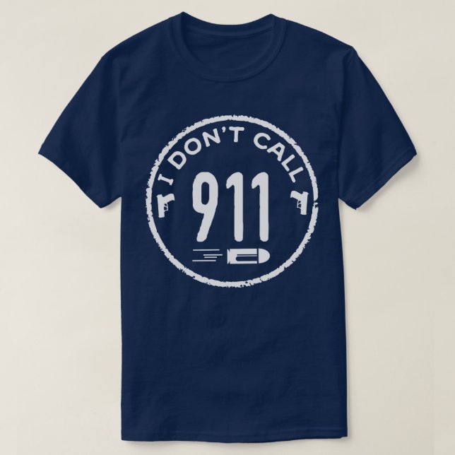 911 white T-Shirt (Design Front)