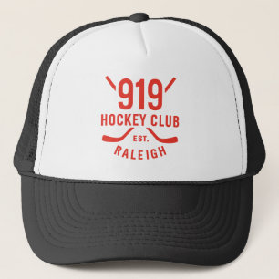 919 Hockey Club – Raleigh NC Local Hockey Pride Trucker Hat