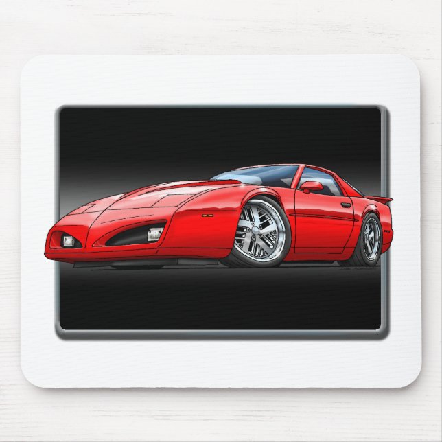 91_92_Firebird_Red Mouse Mat (Front)