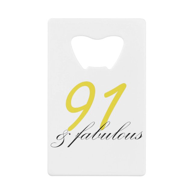 91 & Fabulous (Front)