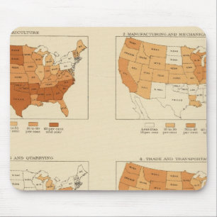 91 Proportions in occupations 1900 Mouse Mat