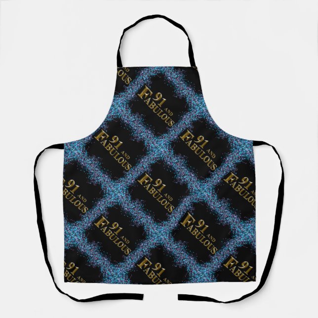 91st Birthday  Apron (Front)