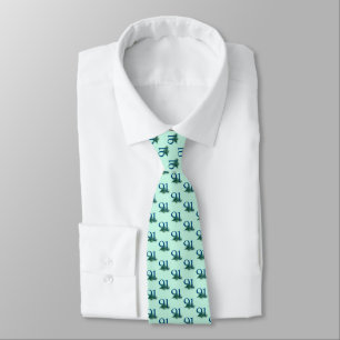 91st Birthday or Anniversary Peacock Feathers Tie