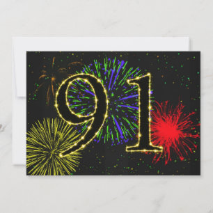 91st birthday party invitate invitation