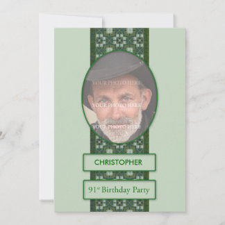 91st Birthday Party Invitation Add a Picture and
