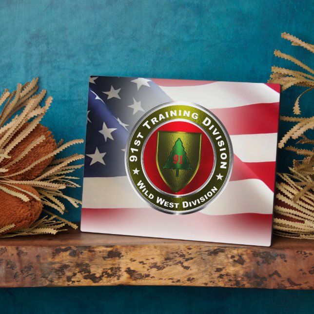 91st Training Division  Plaque (Side)