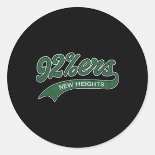 92%ers New Heights For Men And Women  Classic Round Sticker