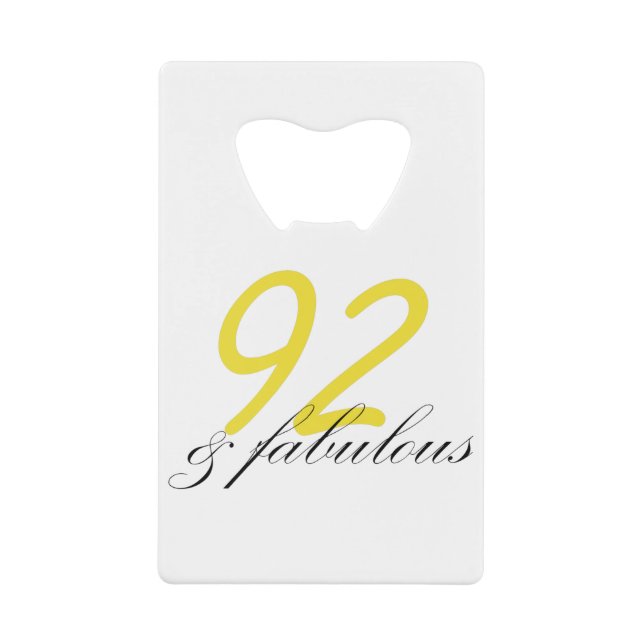 92 & Fabulous (Front)