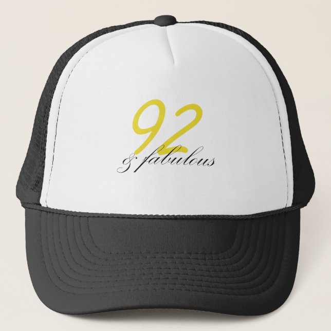 92 & Fabulous Trucker Hat (Front)