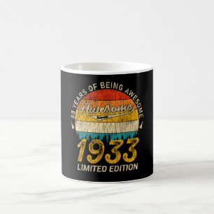 92 Year Old Bday 1933 Awesome 92nd Birthday Gift Coffee Mug