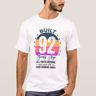 92 Year Old Gifts Vintage 1930 Limited Edition 92N T-Shirt