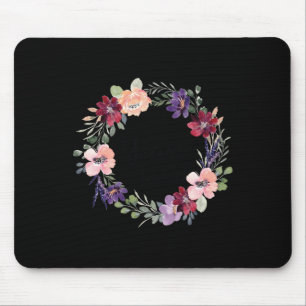92 Years Loved Floral 92th Birthday Women 92 Years Mouse Mat