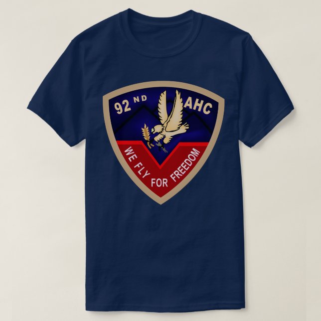 92nd Assault Helicopter Company AHC T-Shirt (Design Front)