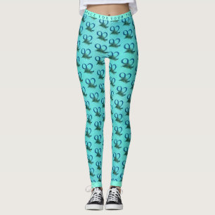 92nd Birthday Peacock Feathers Leggings