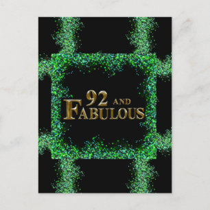 92nd Birthday Postcard