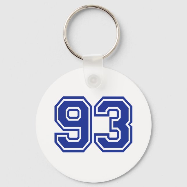 93 - number key ring (Front)