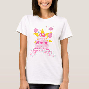93 Year Old Birthday Cake T-Shirt