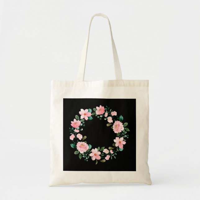 93 Years Loved Men Women 93 Years Old Floral 93rd  Tote Bag (Front)