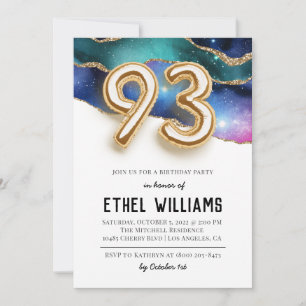 93rd Birthday Party Invitation