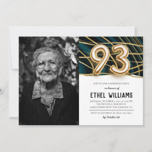 93rd Birthday Party Invitation