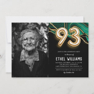 93rd Birthday Party Invitation