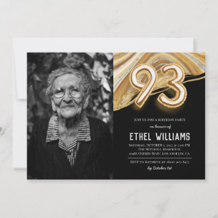 93rd Birthday Party Invitation
