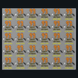 93rd Birthday: Spooky Halloween Theme, Custom Name Wrapping Paper<br><div class="desc">This spooky and scary Halloween birthday themed wrapping paper design features a large number "93". It also features the message "HAPPY BIRTHDAY, ", plus a personalised name. There are also depictions of a ghost and a bat on the front. Wrapping paper like this might be used when wrapping presents or...</div>