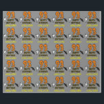 93rd Birthday: Spooky Halloween Theme, Custom Name Wrapping Paper<br><div class="desc">This spooky and scary Halloween birthday themed wrapping paper design features a large number "93". It also features the message "HAPPY BIRTHDAY, ", plus a personalised name. There are also depictions of a ghost and a bat on the front. Wrapping paper like this might be used when wrapping presents or...</div>