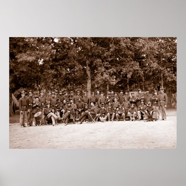 93rd New York Infantry Company C, Civil War Poster (Front)