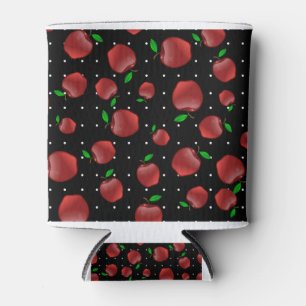 9439Apple Pattern Can Cooler