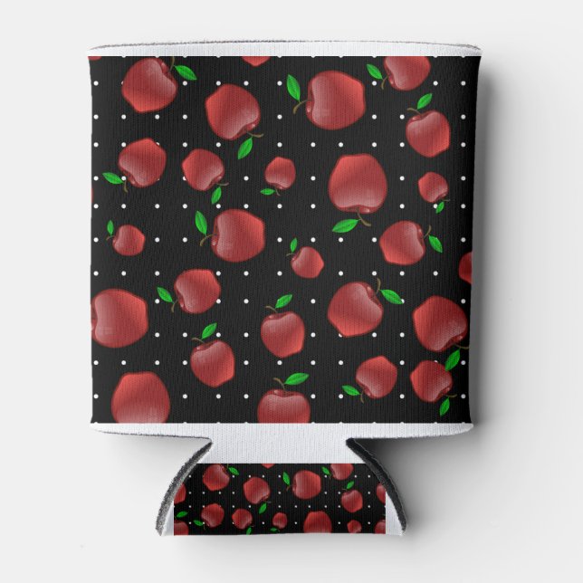9439Apple Pattern Can Cooler (Front)
