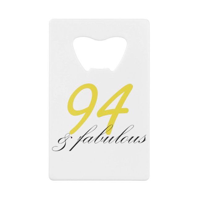 94 & Fabulous (Front)