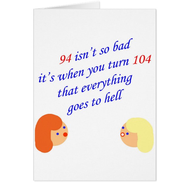 94 isn't so bad (Front)