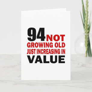 94 Just Growing Birthday Card