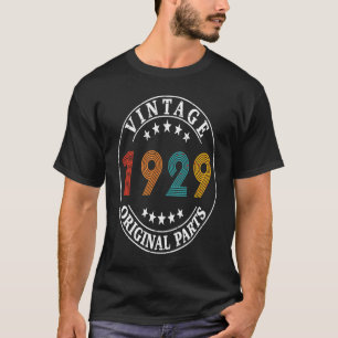 94 Year Old Retro Vintage 1929 94th Birthday  1 T-Shirt