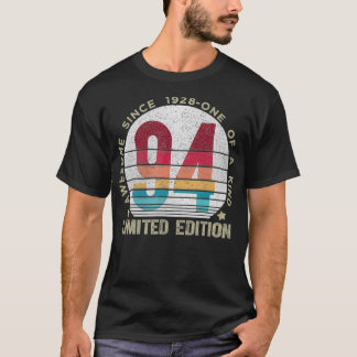 94 Year Old Vintage 1928 Retro Limited Edition 94t T-Shirt