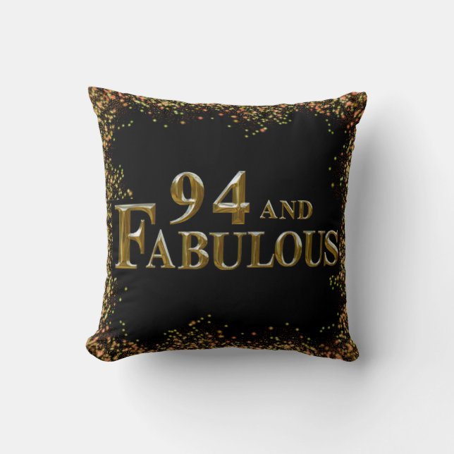 94th Birthday  Cushion (Front)