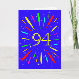 94th Birthday Explosion Card