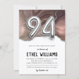 94th Birthday Party Invitation