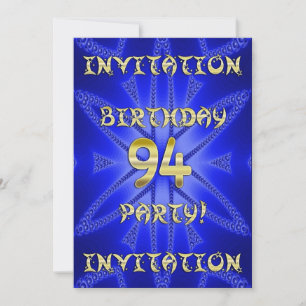 94th Birthday party invitation