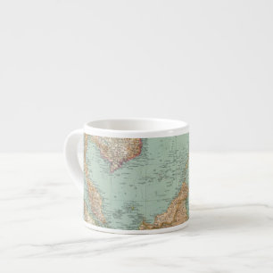 9596 Indocina, Siam, Arcipelago Malese Espresso Cup