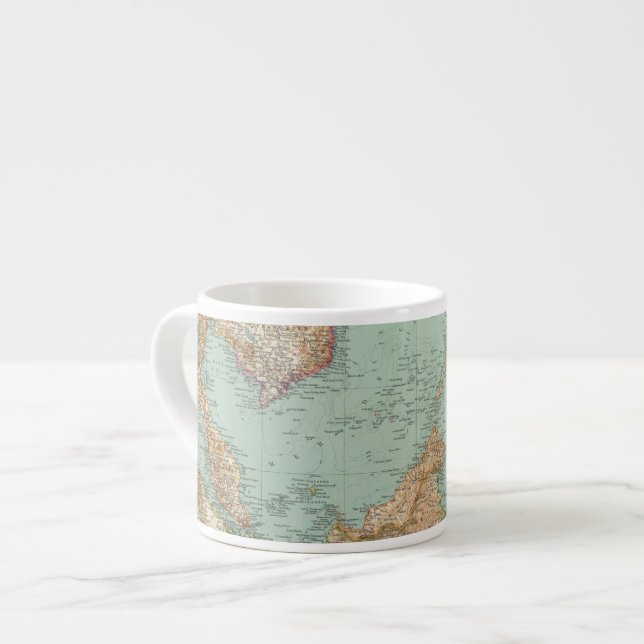 9596 Indocina, Siam, Arcipelago Malese Espresso Cup (Front Left)
